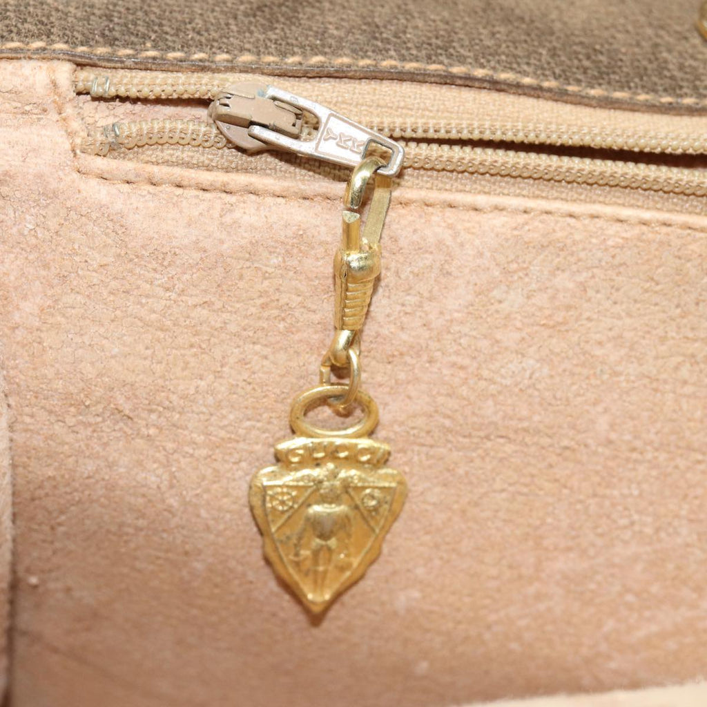 GUCCI GG Supreme Shoulder Bag PVC Beige th5163