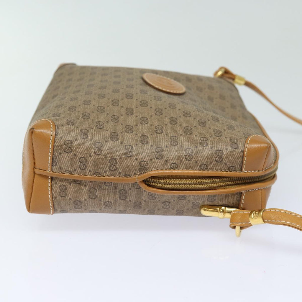 GUCCI Micro GG Supreme Shoulder Bag PVC Leather Beige 007 104 4916 th5164