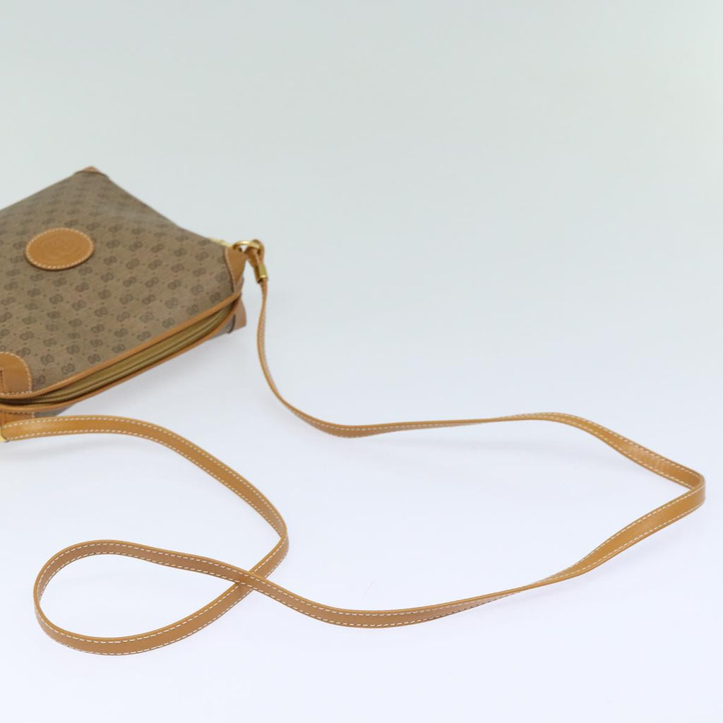 GUCCI Micro GG Supreme Shoulder Bag PVC Leather Beige 007 104 4916 th5164