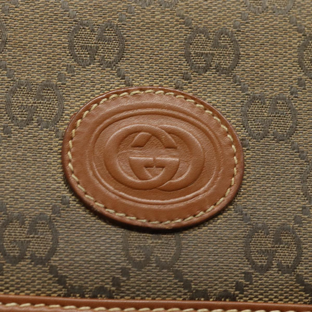 GUCCI GG Canvas Shoulder Bag Brown 004 101 0222 th5165