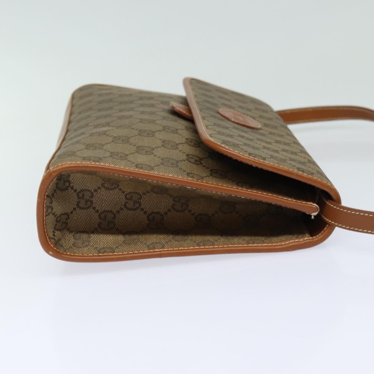 GUCCI GG Canvas Shoulder Bag Brown 004 101 0222 th5165