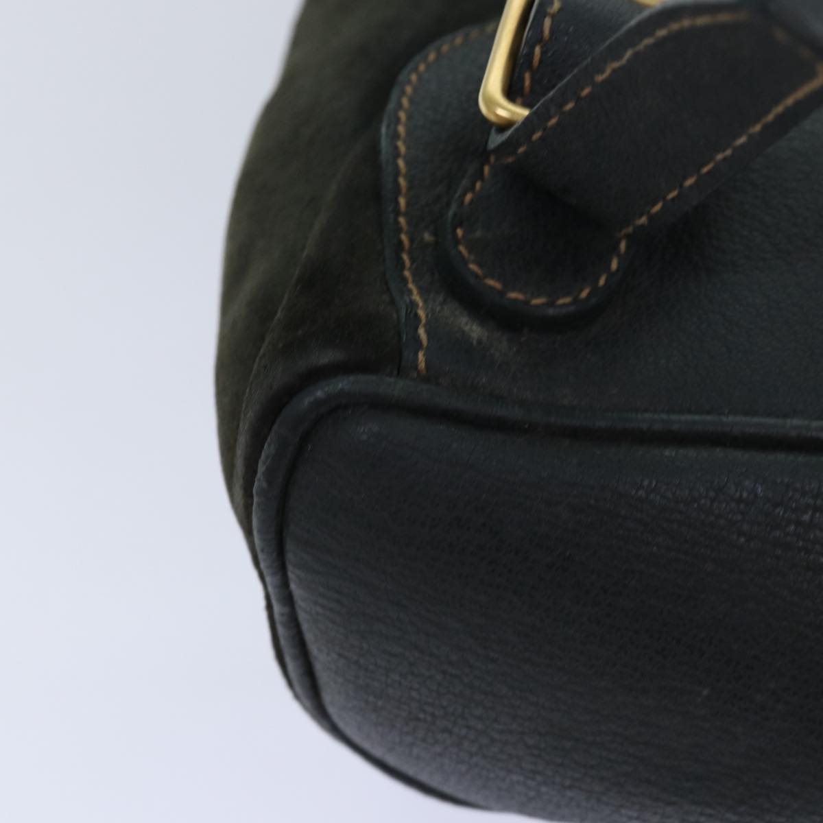 GUCCI Bamboo Backpack Suede Khaki 003 1705 0030 th5168
