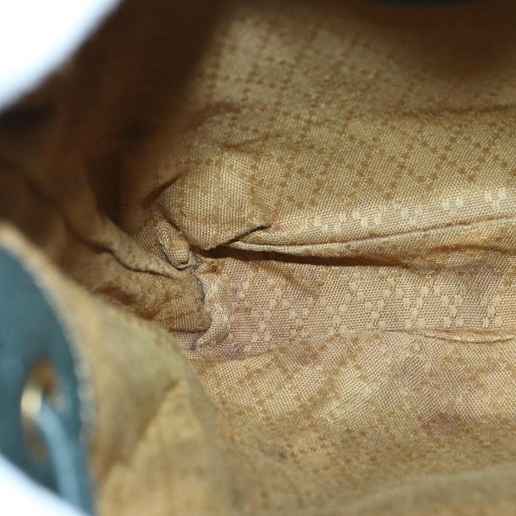 GUCCI Bamboo Backpack Suede Khaki 003 1705 0030 th5168