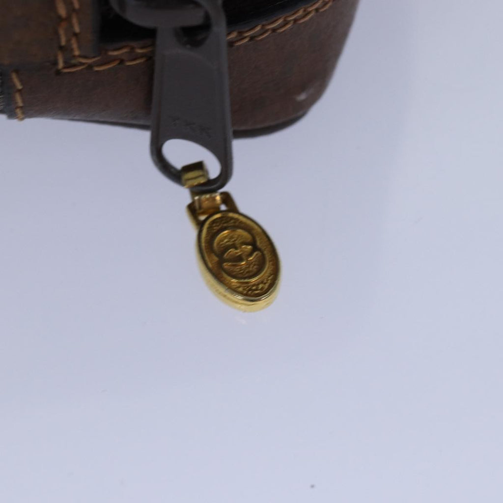 GUCCI GG Supreme Web Sherry Line Clutch Bag PVC Beige 98 73 014 3553 th5210