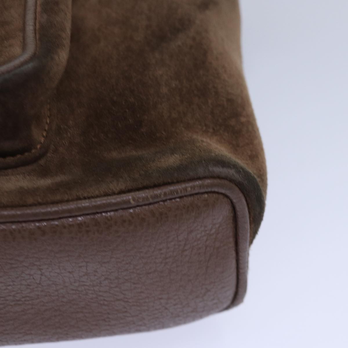 GUCCI Bamboo Backpack Suede Brown Gold 003 2058 0030 th5215