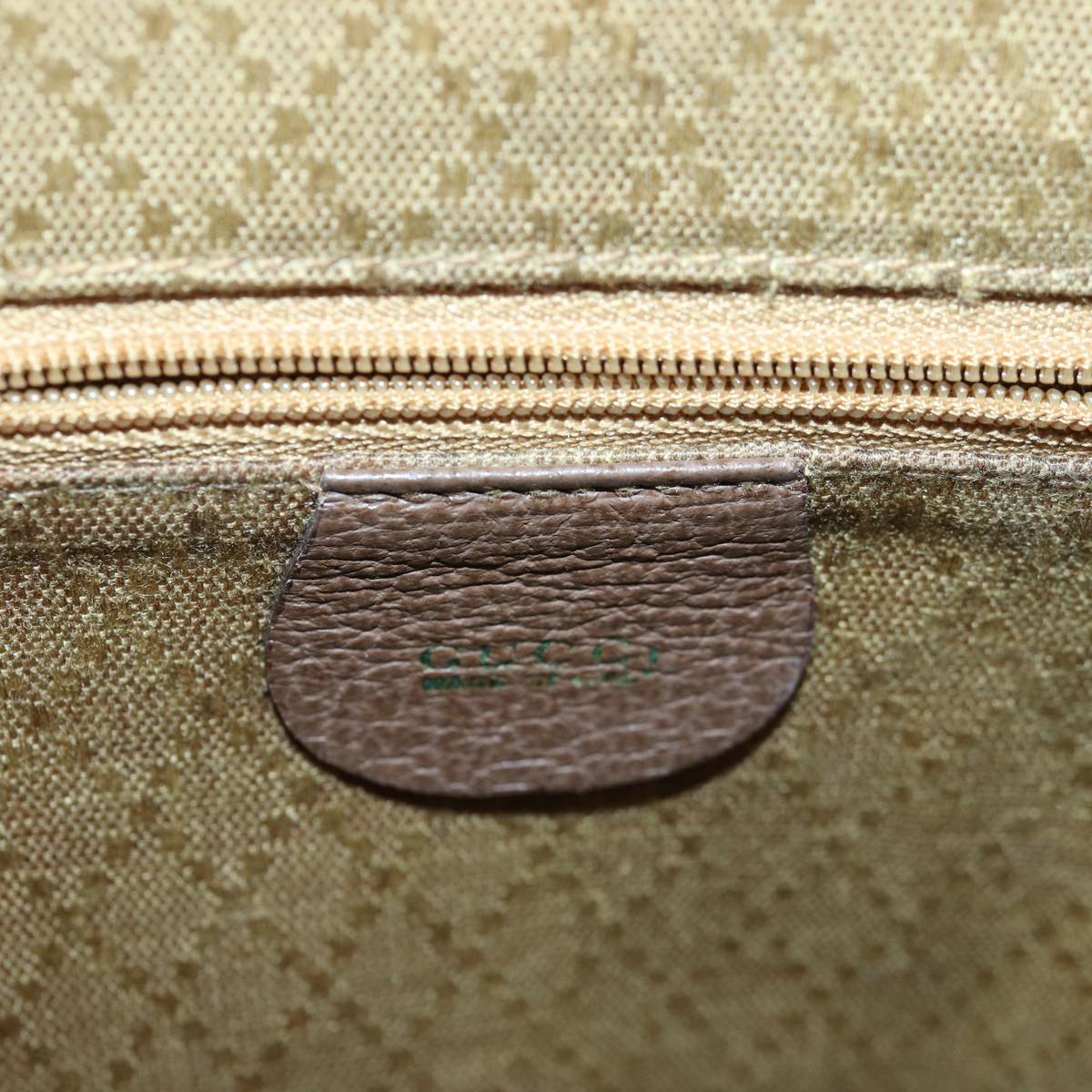 GUCCI Bamboo Backpack Suede Brown Gold 003 2058 0030 th5215
