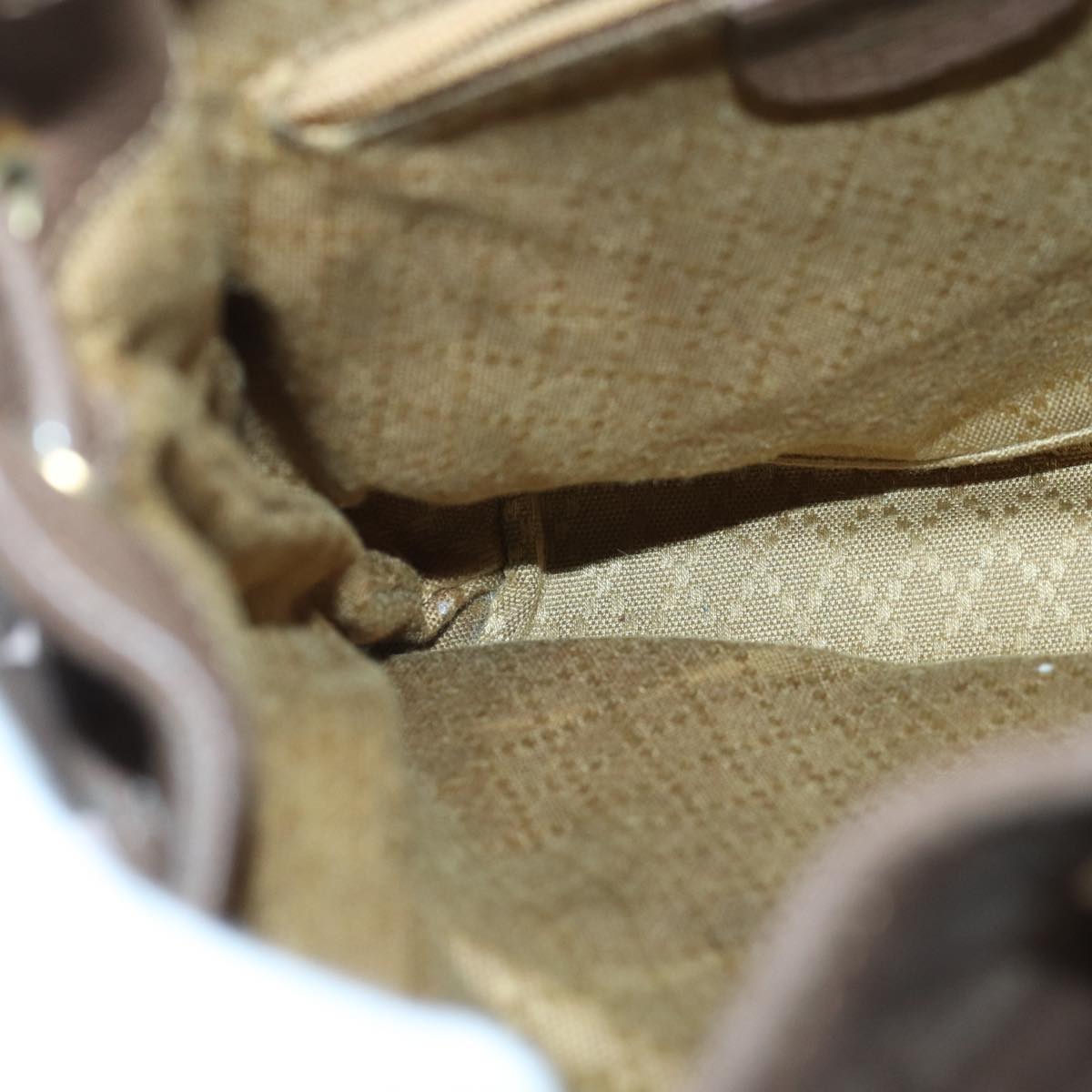 GUCCI Bamboo Backpack Suede Brown Gold 003 2058 0030 th5215