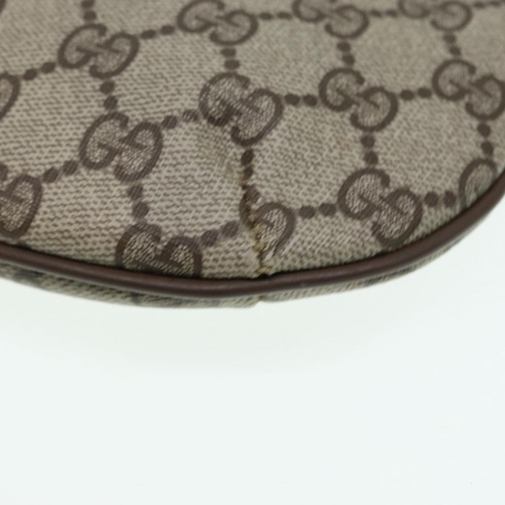 GUCCI GG Supreme Shoulder Bag PVC Beige Gold 904 02 020 th5229