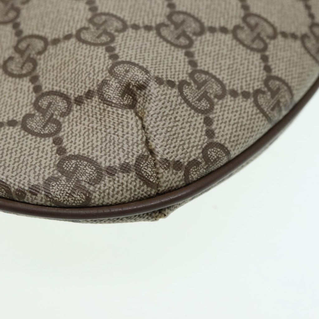 GUCCI GG Supreme Shoulder Bag PVC Beige Gold 904 02 020 th5229