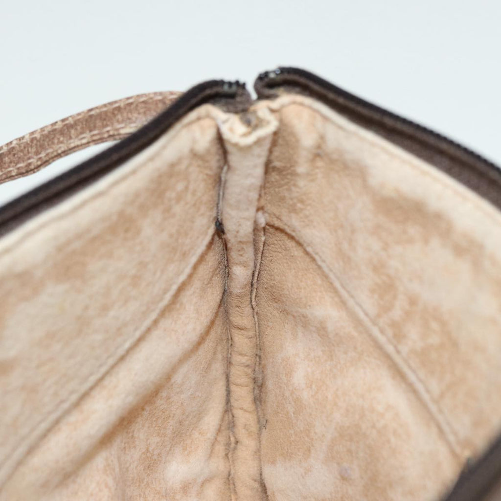 GUCCI GG Supreme Shoulder Bag PVC Beige Gold 904 02 020 th5229