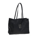 FENDI Tote Bag Nylon Black Silver th5238