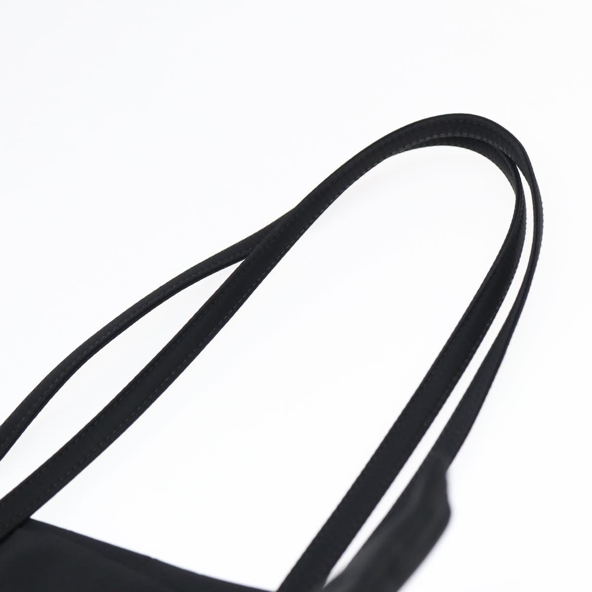 FENDI Tote Bag Nylon Black Silver th5238