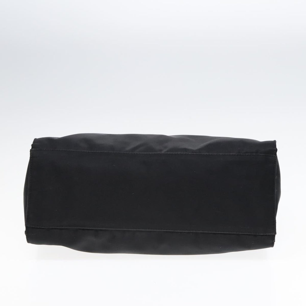 FENDI Tote Bag Nylon Black Silver th5238