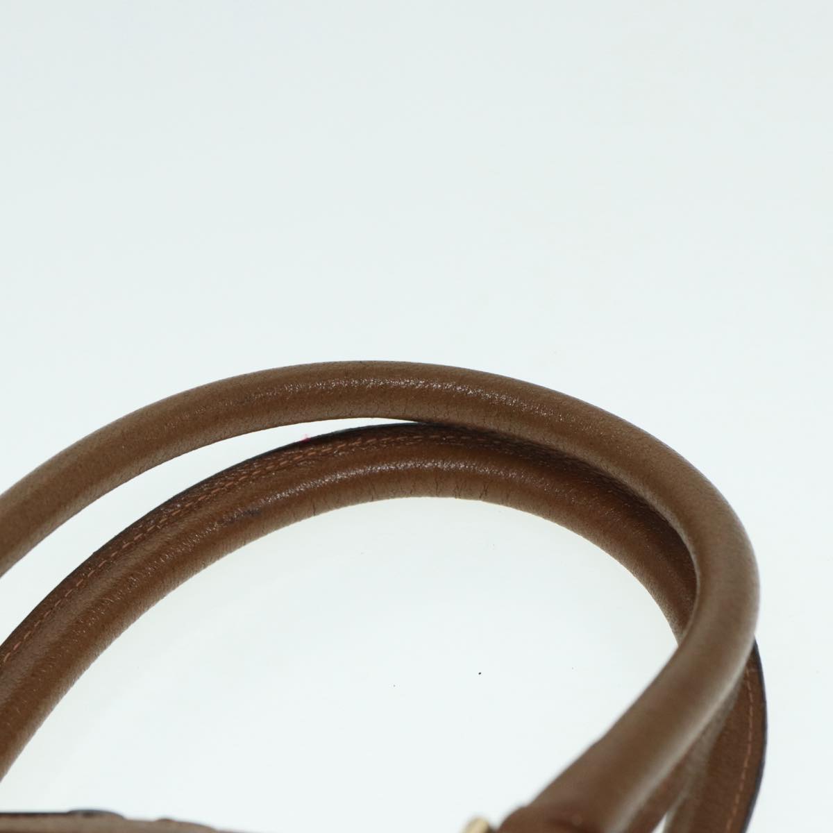 GUCCI GG Plus Supreme Hand Bag PVC Beige Gold th5244