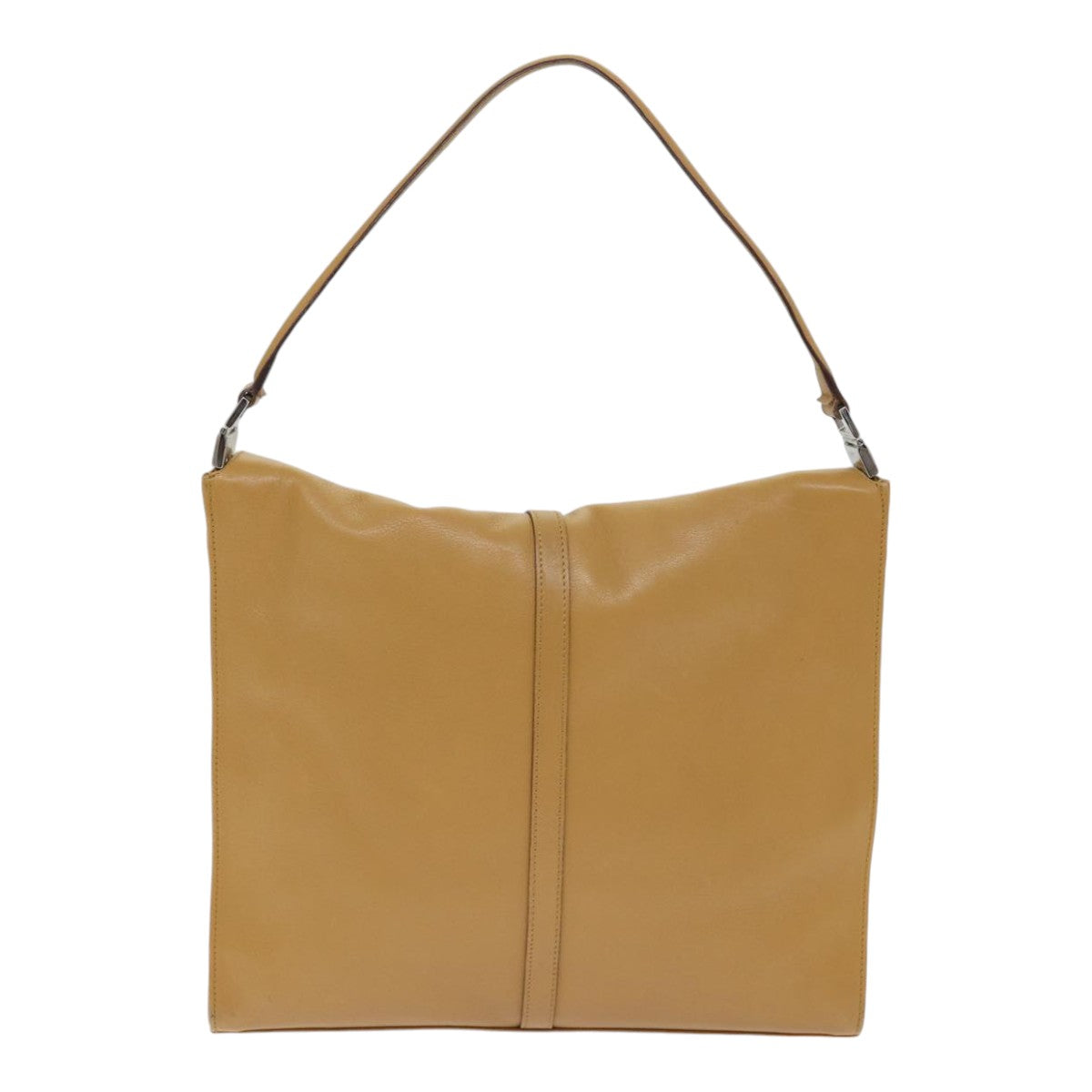 GUCCI Jackie Shoulder Bag Leather Brown Silver 001 3355 th5256