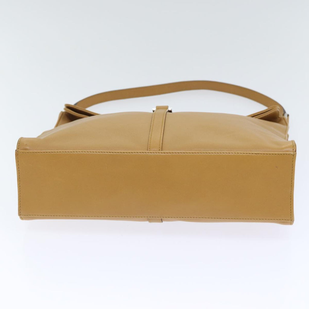 GUCCI Jackie Shoulder Bag Leather Brown Silver 001 3355 th5256