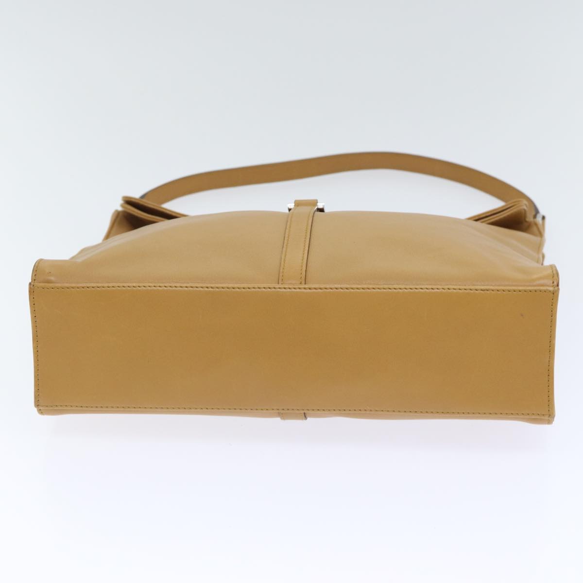 GUCCI Jackie Shoulder Bag Leather Brown Silver 001 3355 th5256