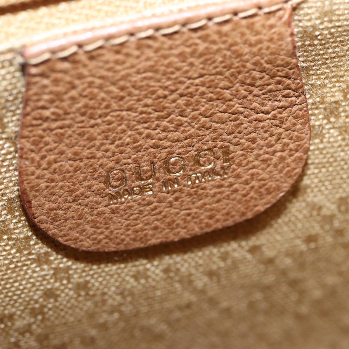 GUCCI Bamboo Backpack Suede Brown Gold 003 2852 0030 0 th5280