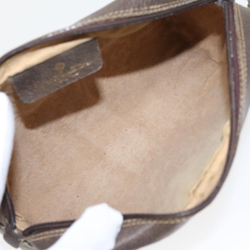 GUCCI GG Supreme Web Sherry Line Clutch Bag Beige 010 378 th5385