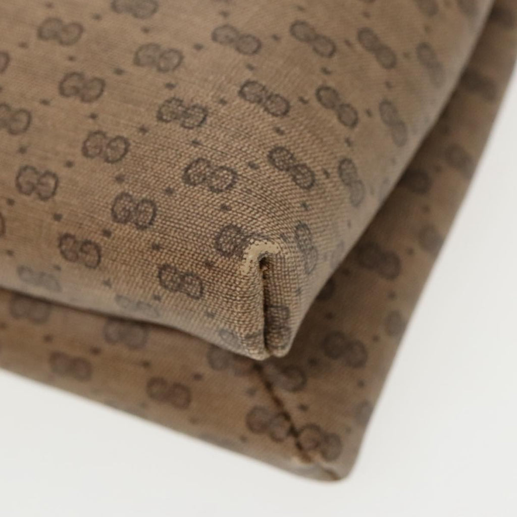 GUCCI Micro GG Supreme Shoulder Bag PVC Beige Gold 49 007 5548 th5401