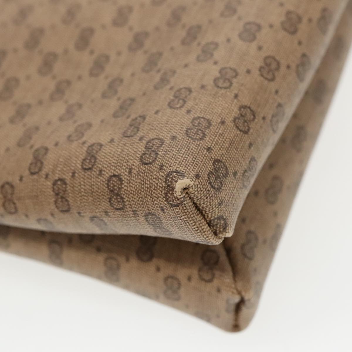 GUCCI Micro GG Supreme Shoulder Bag PVC Beige Gold 49 007 5548 th5401