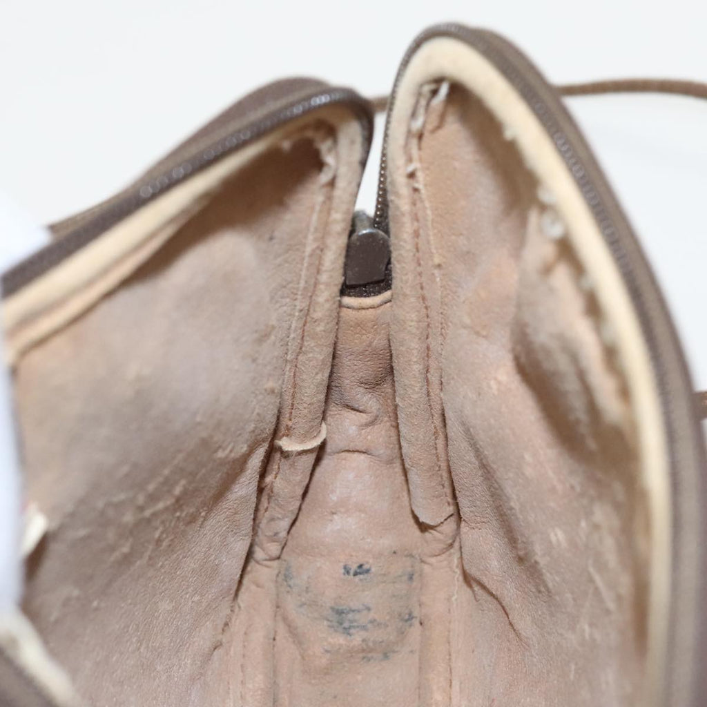 GUCCI GG Supreme Shoulder Bag PVC Beige Gold 97 02 068 th5444