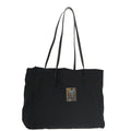 FENDI Zucca Canvas Tote Bag Silver Black th5496