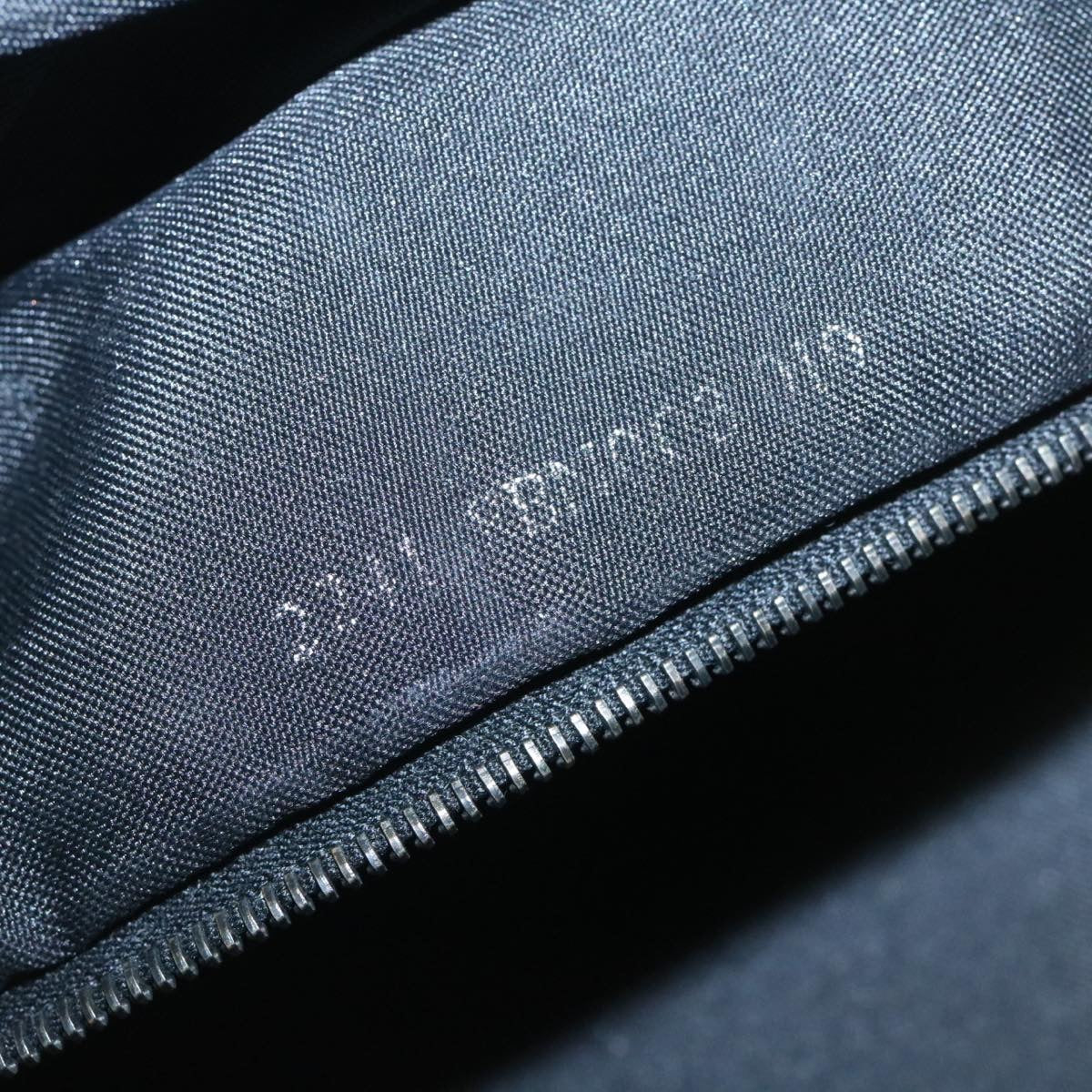 FENDI Zucchino Canvas Hand Bag Canvas Black am2016g