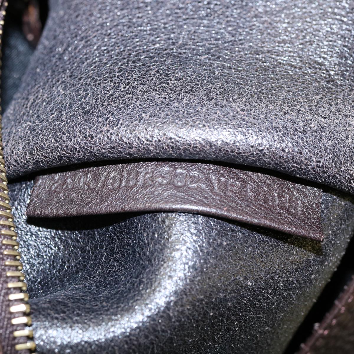 FENDI Shoulder Bag Leather Brown 30988