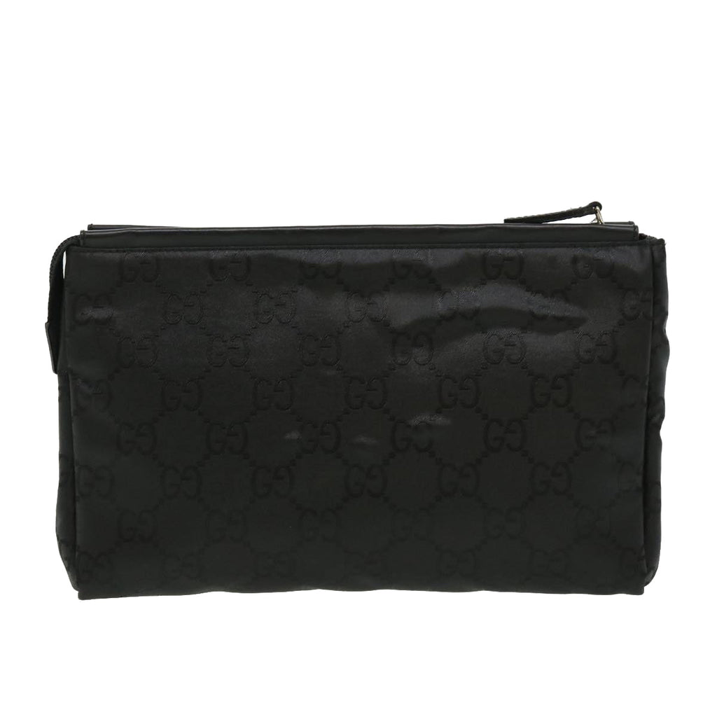 GUCCI GG Canvas Clutch Bag Black ki2143