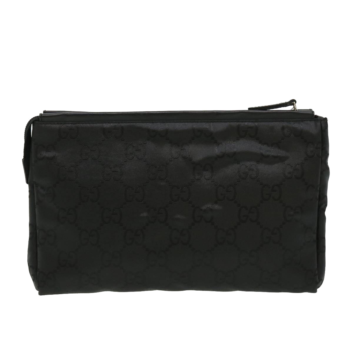 GUCCI GG Canvas Clutch Bag Black ki2143