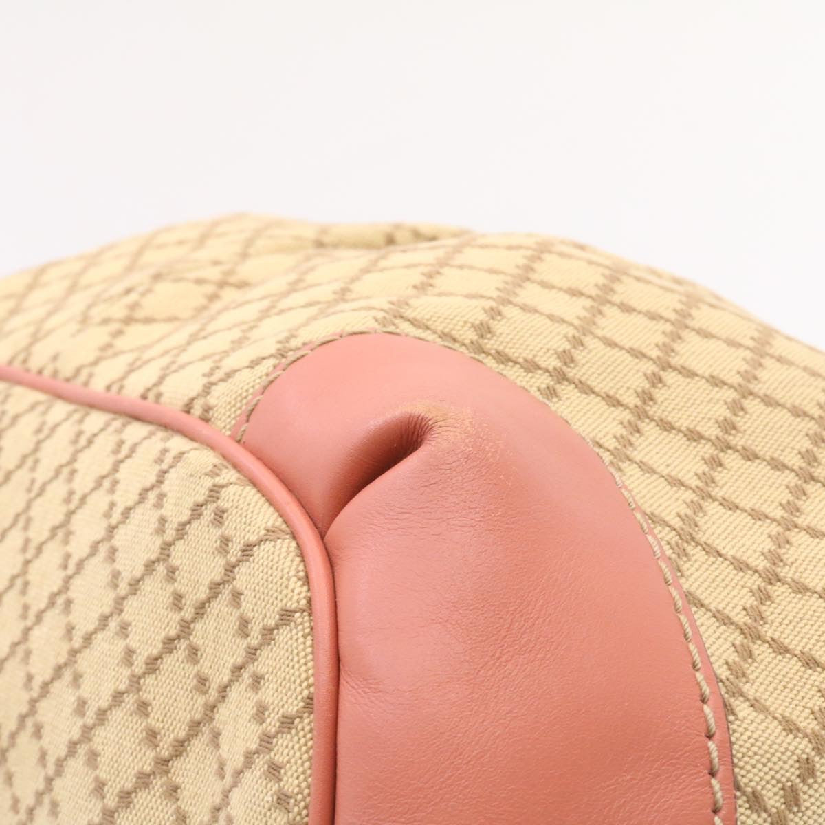 GUCCI Diamante Sukey Hand Bag 2Way Brown Pink am1578s