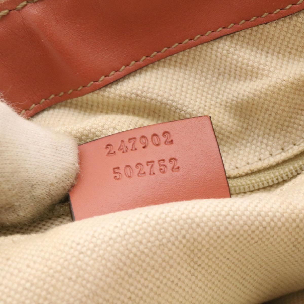 GUCCI Diamante Sukey Hand Bag 2Way Brown Pink am1578s