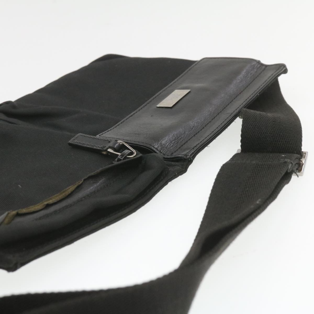 GUCCI Waist Bag Pouch Nylon Black rd1401