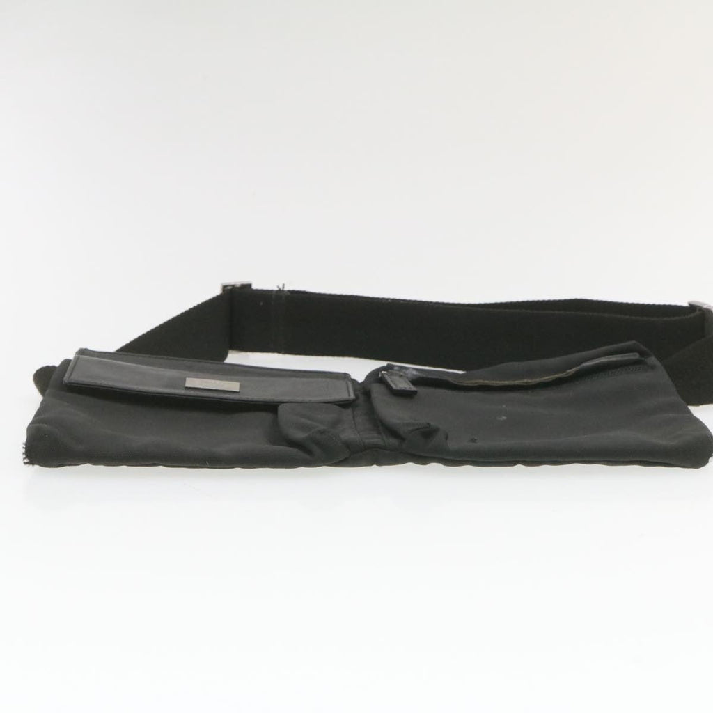 GUCCI Waist Bag Pouch Nylon Black rd1401