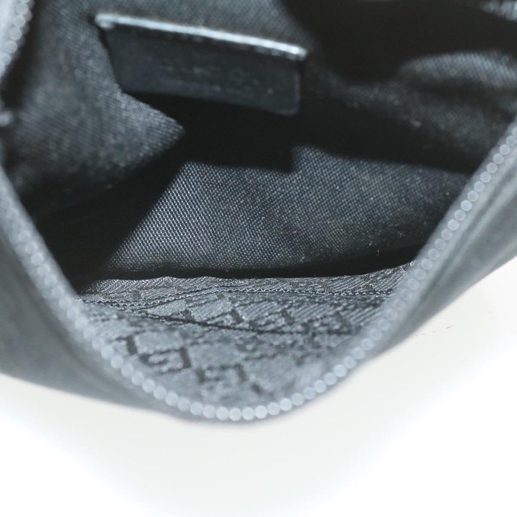 GUCCI Waist Bag Pouch Nylon Black rd1401