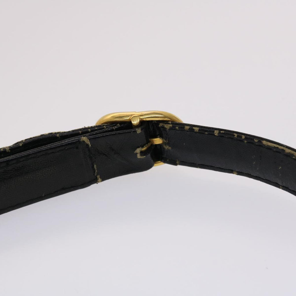 GUCCI Shoulder Bag Leather Black bs2567