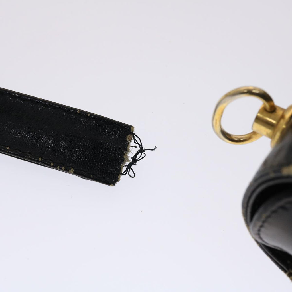 GUCCI Shoulder Bag Leather Black bs2567