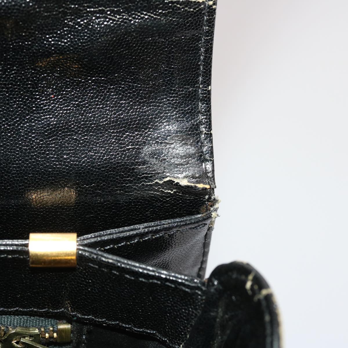 GUCCI Shoulder Bag Leather Black bs2567