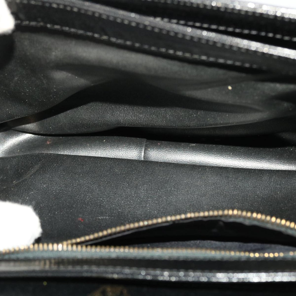 GUCCI Shoulder Bag Leather Black bs2567