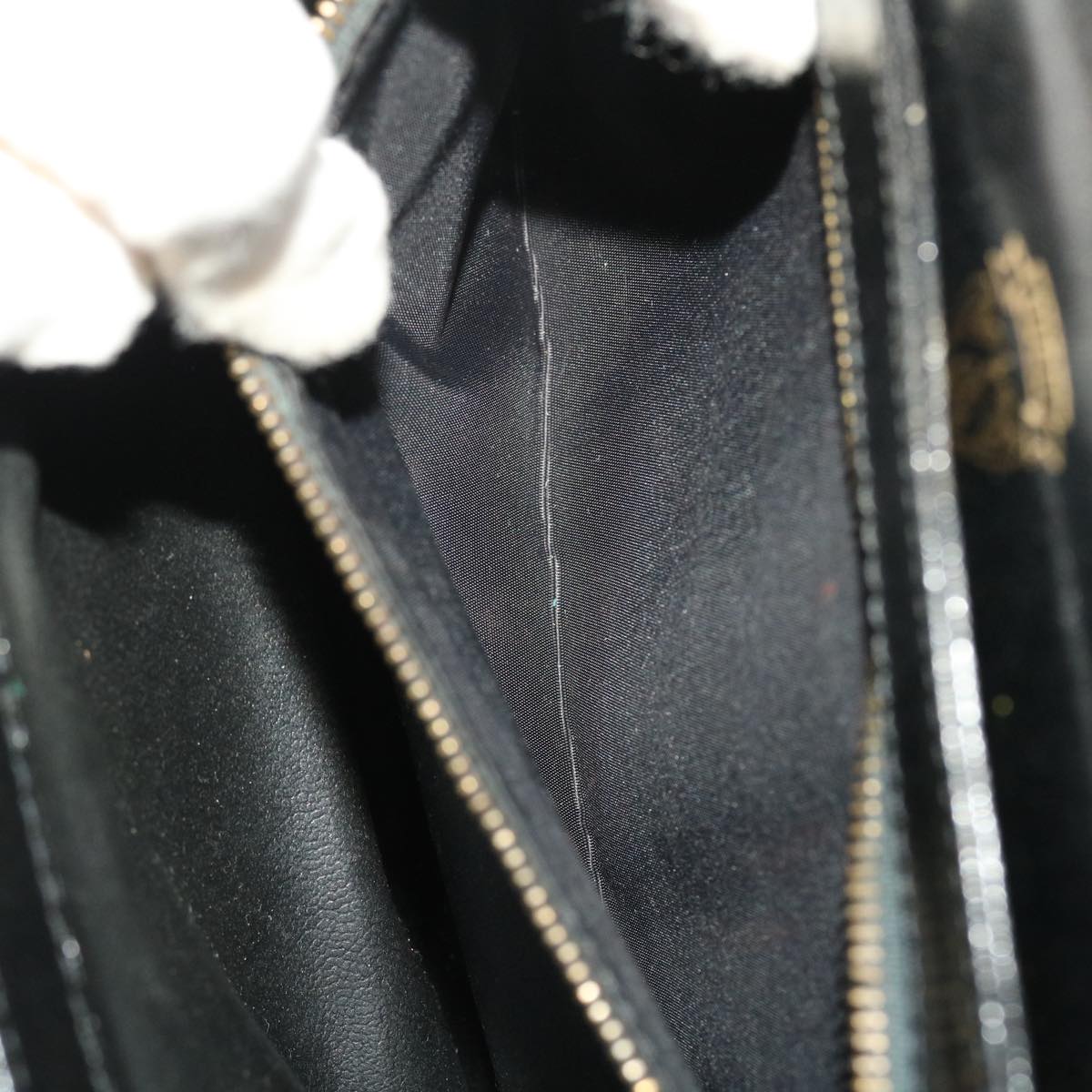 GUCCI Shoulder Bag Leather Black bs2567