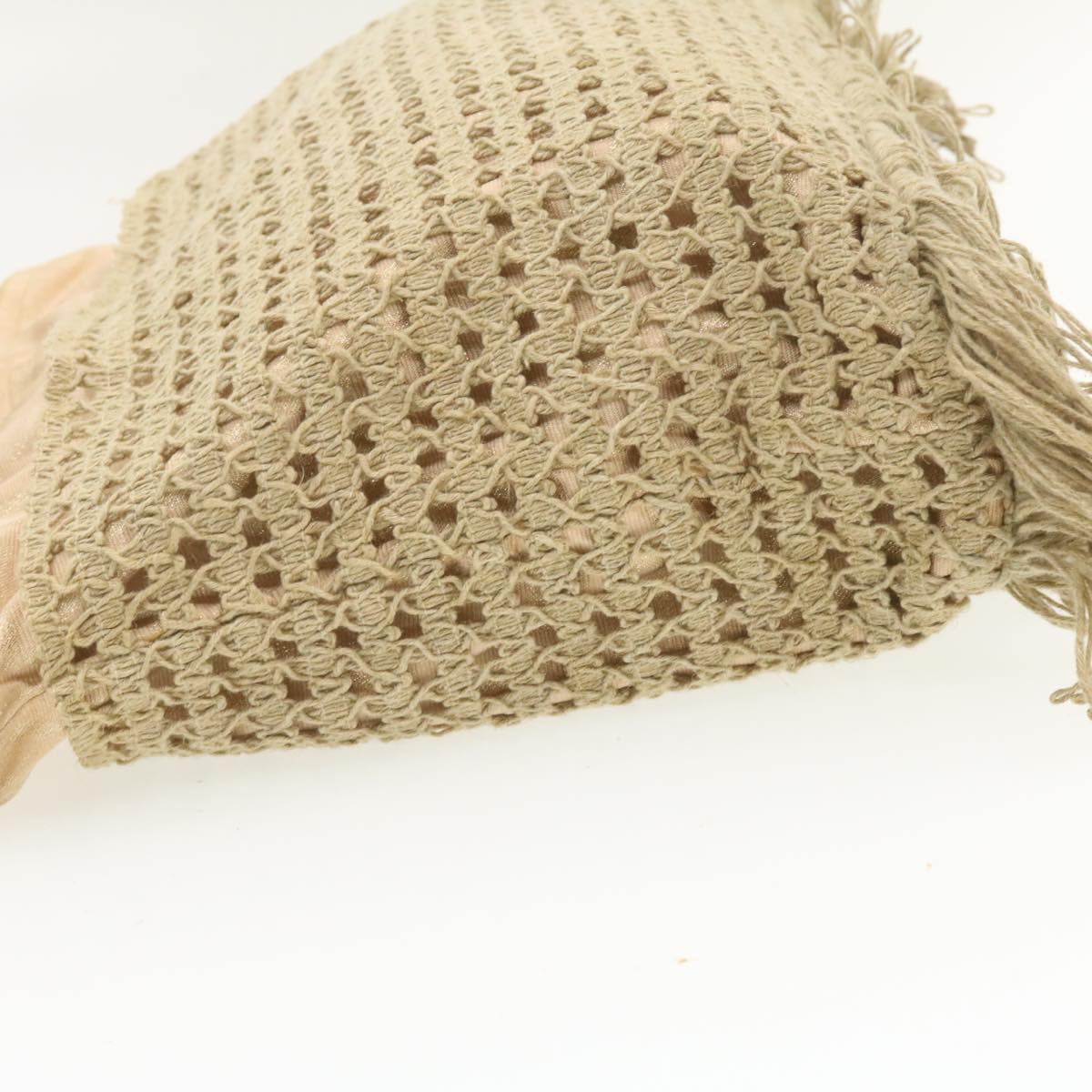 FENDI Zucca Canvas Net Tote Bag Beige rd1125