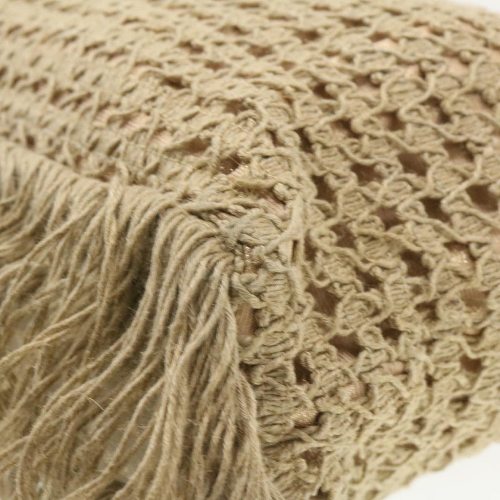 FENDI Zucca Canvas Net Tote Bag Beige rd1125