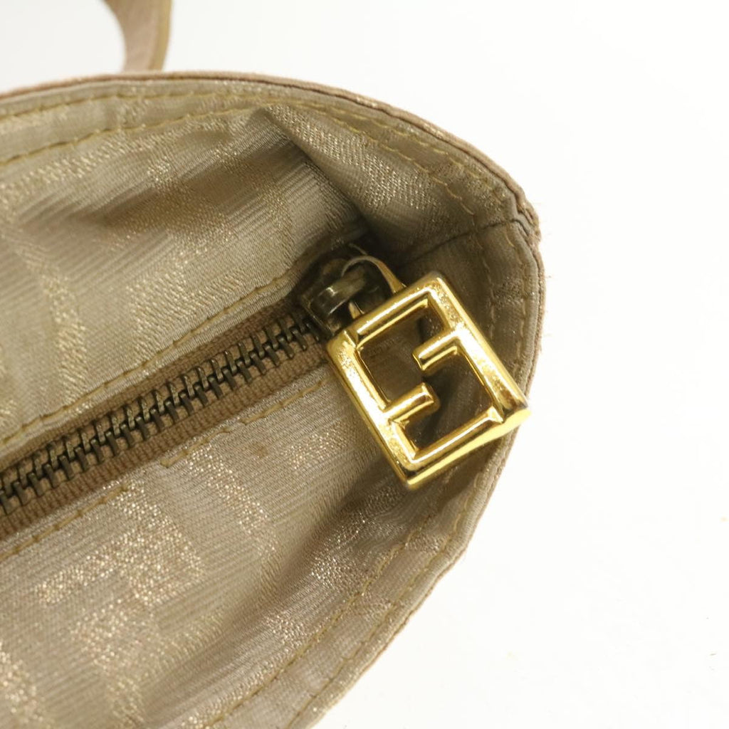 FENDI Zucca Canvas Net Tote Bag Beige rd1125