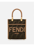Fendi Women Mini Sunshine Jacquard Bag