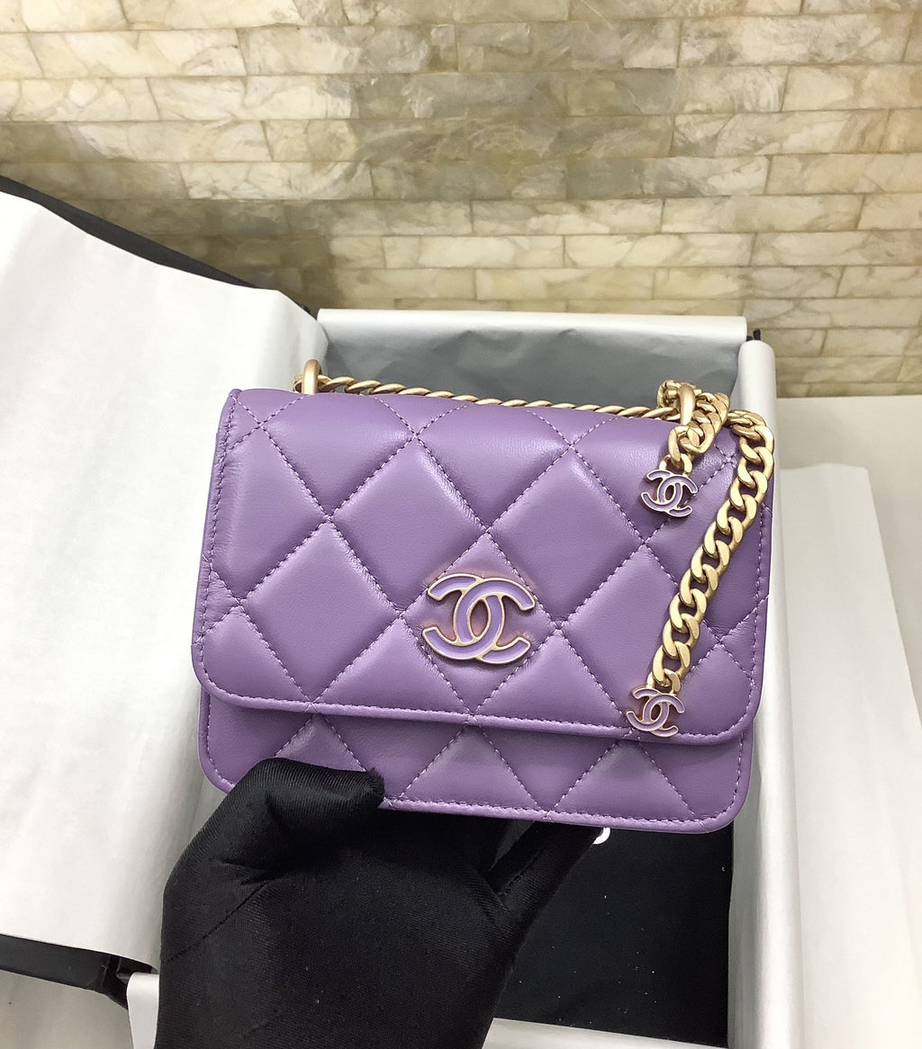 CHLSpring And Summer 22C Violet For Women, Women’s Bags 6.1in/15.5cm