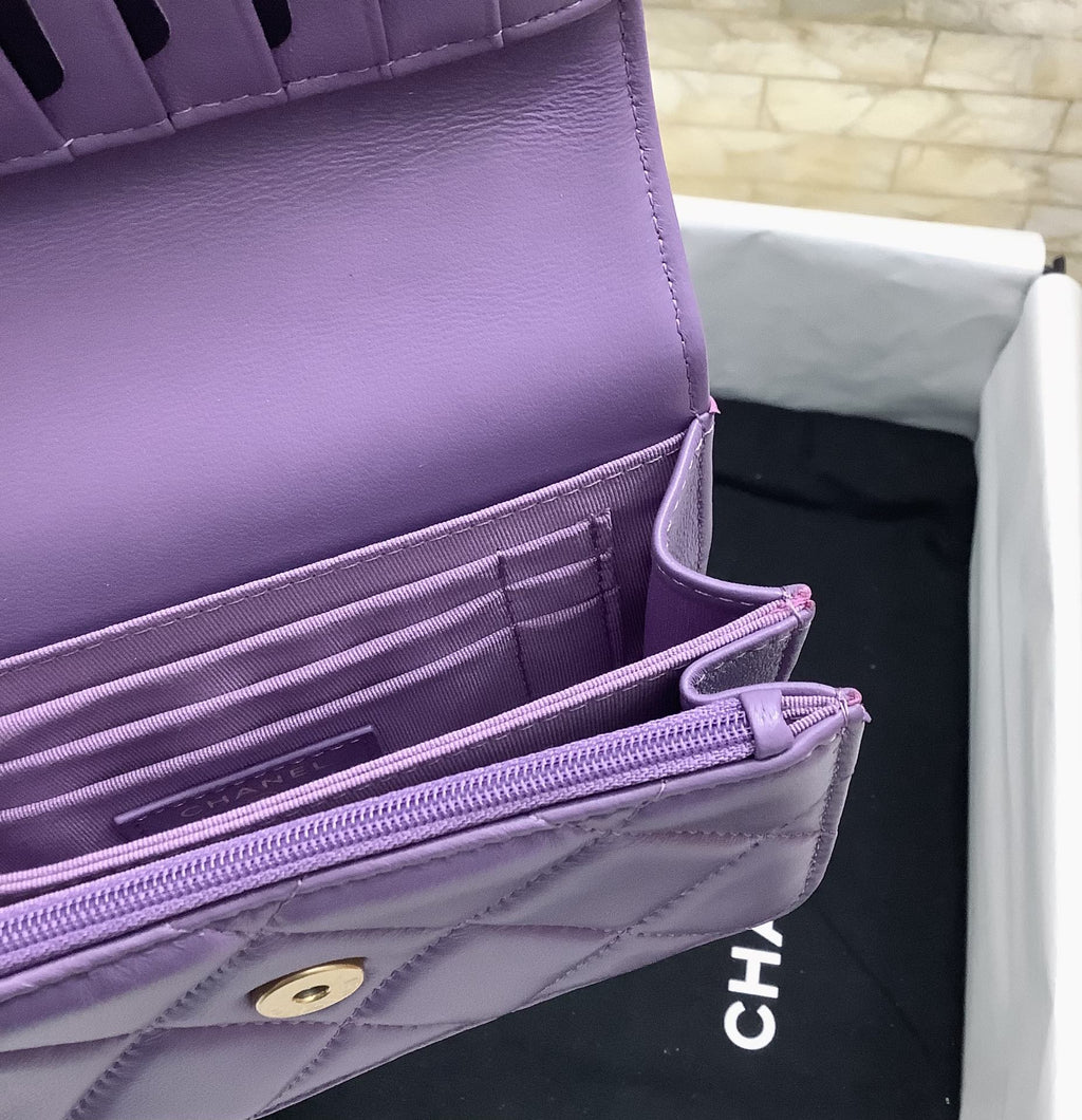 CHLSpring And Summer 22C Violet For Women, Women’s Bags 6.1in/15.5cm