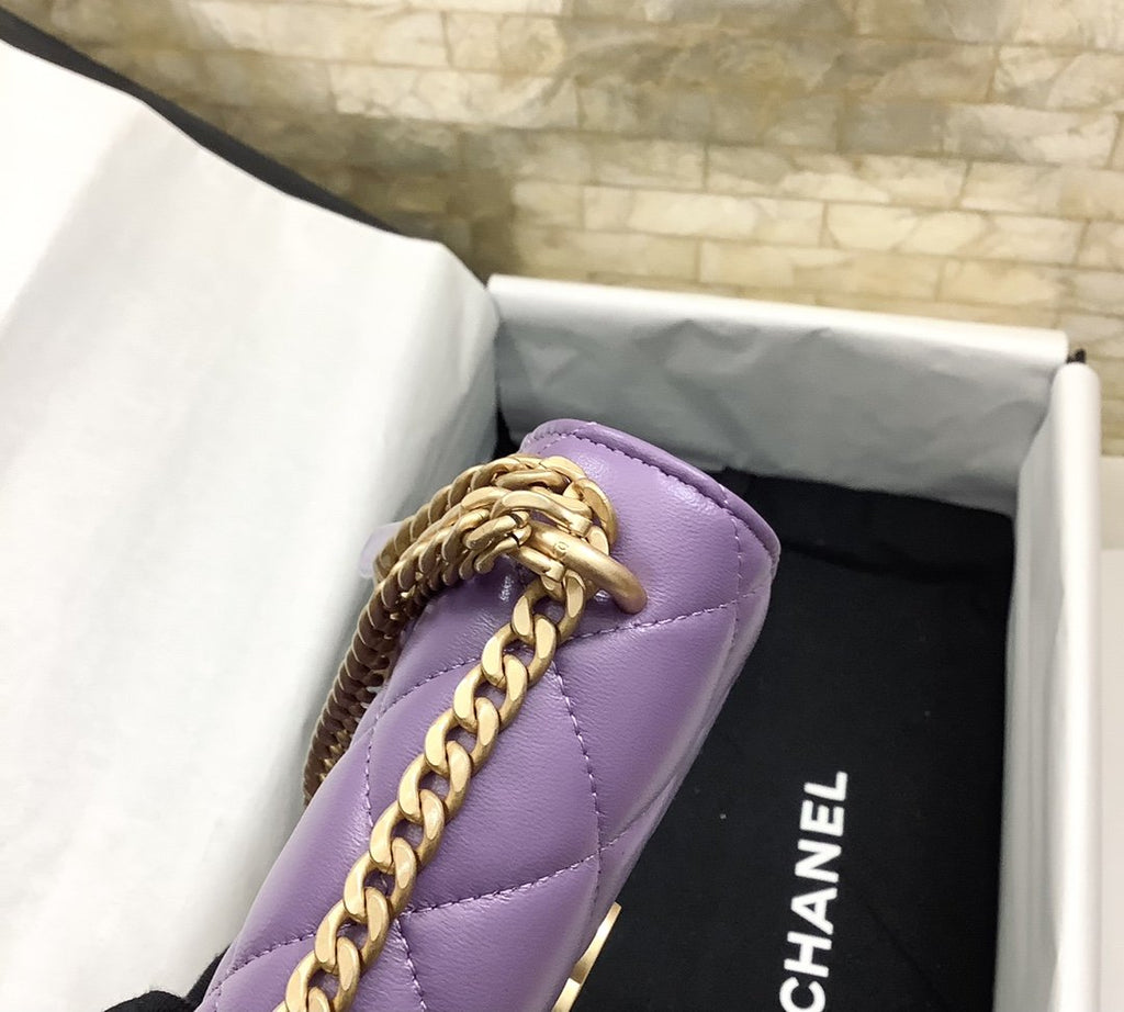 CHLSpring And Summer 22C Violet For Women Bags 6.1in/15.5cm