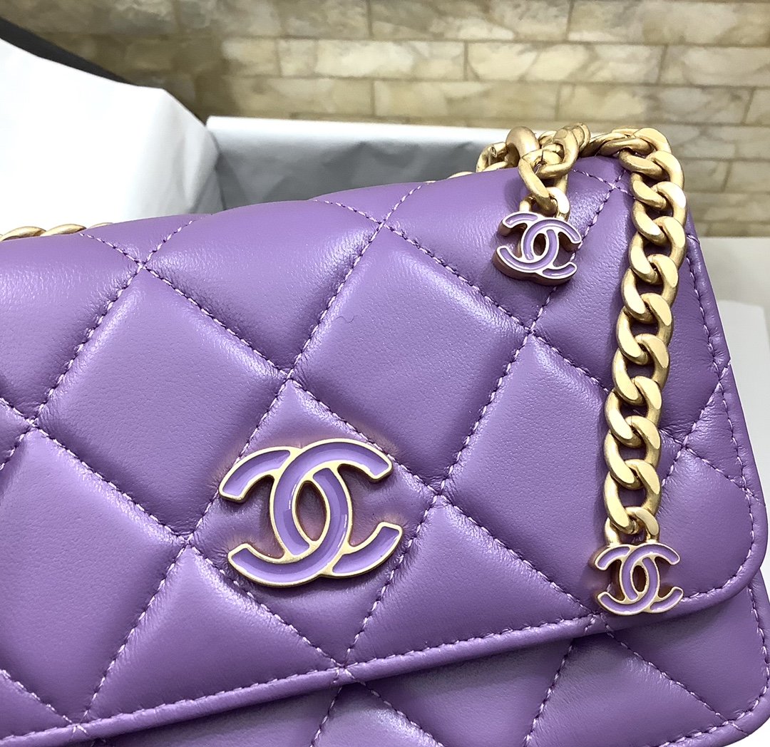 CHLSpring And Summer 22C Violet For Women, Women’s Bags 6.1in/15.5cm