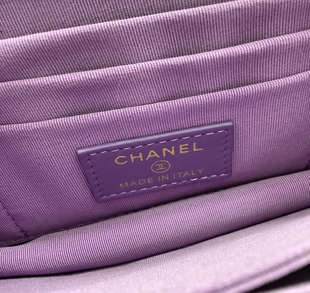 CHLSpring And Summer 22C Violet For Women, Women’s Bags 6.1in/15.5cm